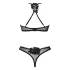 Obsessive - bh set - spetsdetaljer - svart - M/L