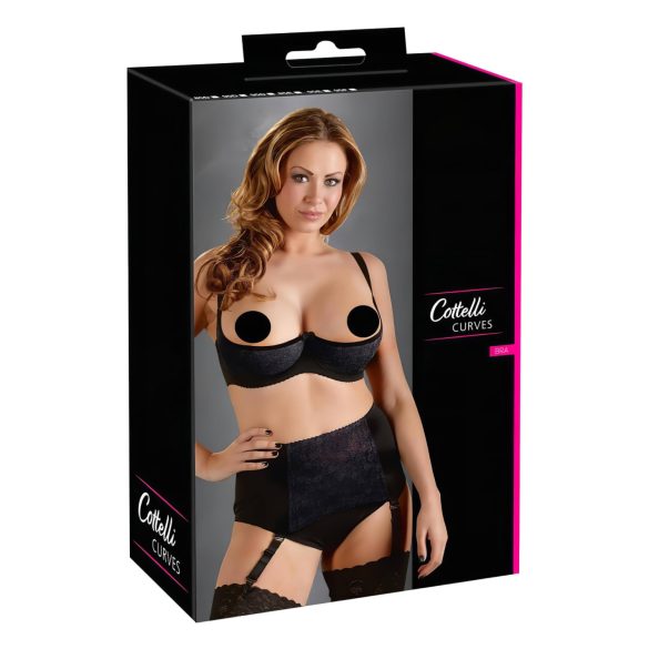 Cottelli Plus Size - bygel-bh (svart)