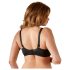 Cottelli Plus Size - bygel-bh (svart) - 95D