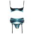 Cottelli - Jade - exklusiv lyftande bh-set (grön) - 85B/L