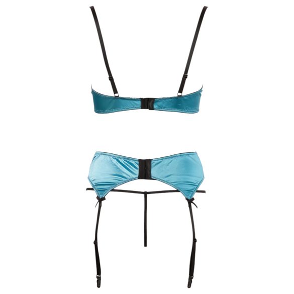 Cottelli - Jade - exklusiv lyftande bh-set (grön) - 90B/XL