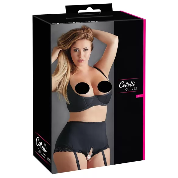 Cottelli - bygel bh plus size - svart