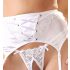 Cottelli - Snörad, spetsig bystlyft set (vit) - 85B/L