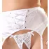 Cottelli - bygel-bh och trosa set - snörning spets - vit - 85C/L