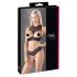 Cottelli - Öppen BH-set (svart) - 85B/L