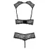Cottelli - öppen bh-set - svart - 85B/L