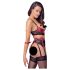 Cottelli Bondage - Röd spetsig bygel-BH-set - L