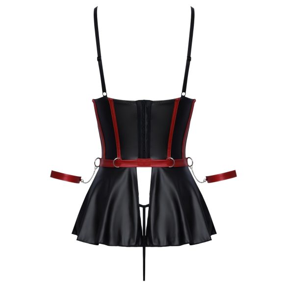 Cottelli Bondage - glansigt set med handbojor (svart)