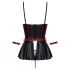 Cottelli Bondage - glansigt set med handbojor - svart - 80B/M