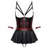 Cottelli Bondage - glansigt set med handbojor (svart) - L