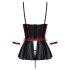 Cottelli Bondage - glansigt set med handbojor (svart) - L