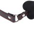 Ida Leather - benformad munbit (svart)