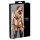 Cottelli Bondage - blank kroppssele bikini (svart) - M