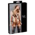 Cottelli Bondage - blank kroppssele bikini (svart) - M