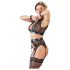 Cottelli Bondage - spetsunderkläder set (4 delar)