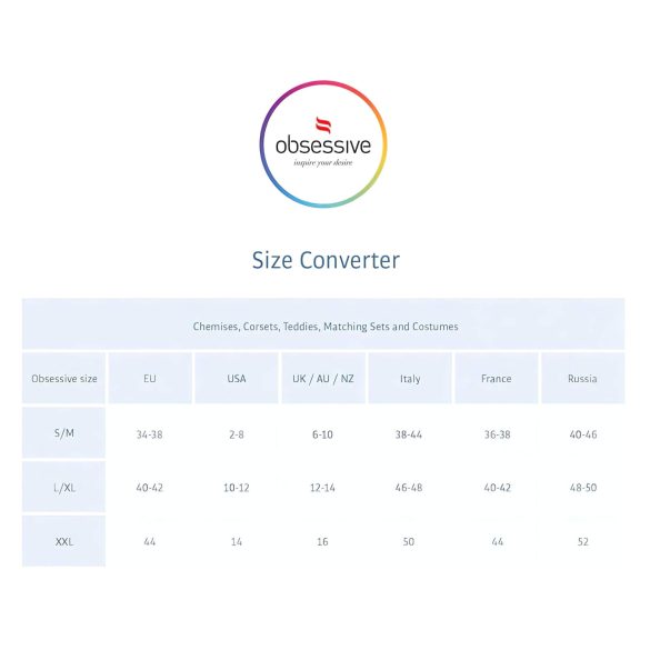 Obsessive Auroria - trosa dam med rosett och broderi - blå