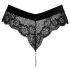 Cottelli Party - spetsstring med kedjor (svart)