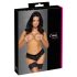 Cottelli Party - spetsstring med kedjor (svart) - XL