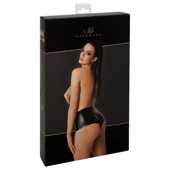 Noir - glänsande shorts (svart) - M