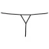 Cottelli - Öppen stringtrosa dam - strassdetaljer - svart - M/L