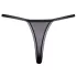Cottelli - stringtrosa - broderad lilja - svart/vit - M/L