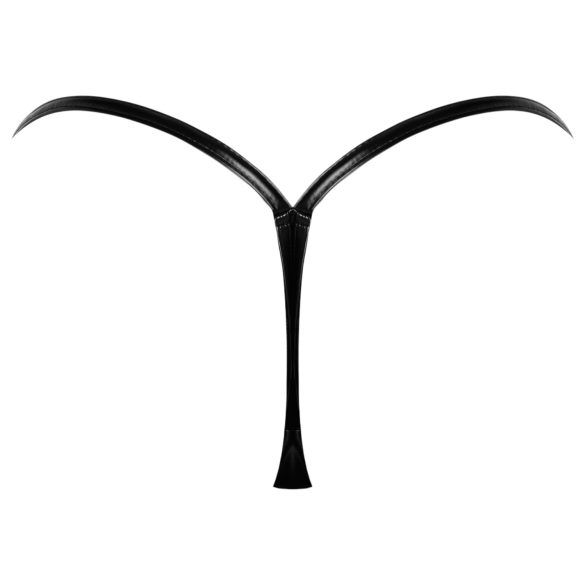 Noir - stringtrosa - glanseffekt - svart