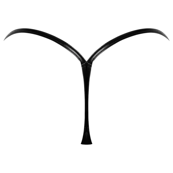 Noir - stringtrosa - glanseffekt - svart - L/XL