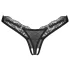 Obsessive - stringtrosa - spets - svart - L/XL