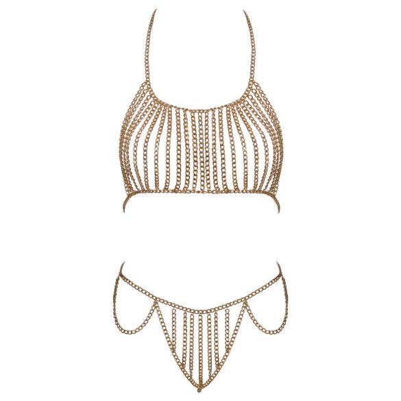 Cottelli - kroppssmycke med kedja - guld