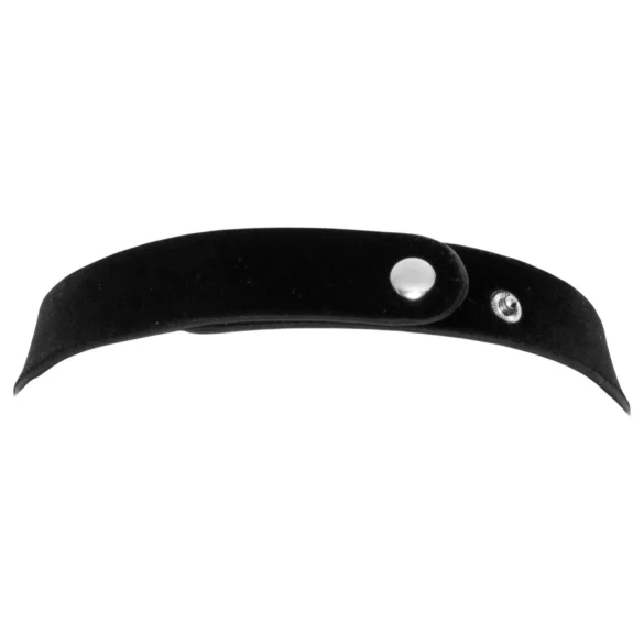 Cottelli - choker halsband hjärtformad - svart