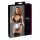 Cottelli - sexy maid body - svart spets - XL