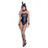 Cottelli Bunny - sexig kanindräkt - glänsande - 5 delar
