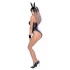 Cottelli Bunny - sexig kanindräkt - glänsande - 5 delar
