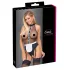 Cottelli - kammarjungfru‑body med förkläde (svart) - S - M