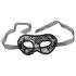 Cottelli - Formad spetsögonmask (svart)