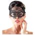 Cottelli - Broderad spetsmask (svart)