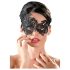 Cottelli - Broderad asymmetrisk mask (svart)