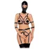 Bad Kitty - kroppsselar set och mask - svart - M
