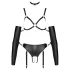 Bad Kitty - bondagekroppsele set - svart - M