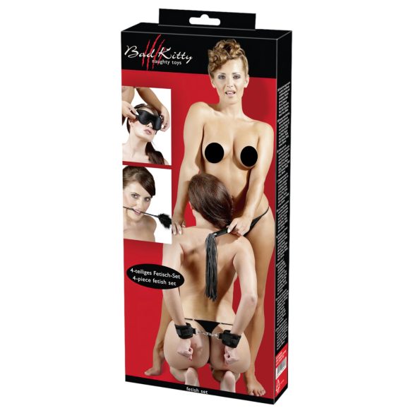 Bad Kitty - Fetischset - svart