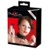 Bad Kitty - silicone halsband & koppel (svart)