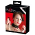 Bad Kitty - halsband och koppel - silikon - svart