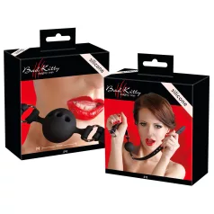 Bad Kitty - silikon bitgag medium - svart