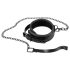 Bad Kitty - Halsband med juvel och koppel (svart)
