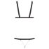 Bad Kitty - Nitad kroppsdress - svart (S-L)