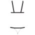 Bad Kitty - Nitad kroppsdress - svart (S-L)