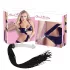 Bad Kitty - piska med glasdildo - svart transparent