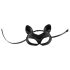 Bad Kitty - Svart strassmask i konstläder (S-L)