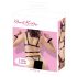 Bad Kitty - Nitar och remmar kroppsele set (svart) - L/XL