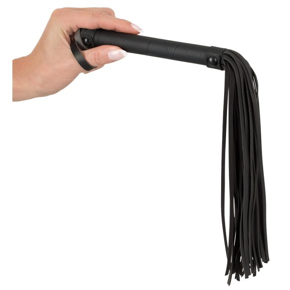 Bad Kitty - bondage set med kardborre - konstläder svart 8 delar